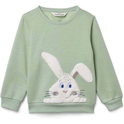 Tchibo - Sweatshirt mit angerauter Innenseite - Gr. 122/128 - mintgrün Tchibo - Sweatshirt mit angerauter Innenseite - Gr. 122/128 - mintgrün