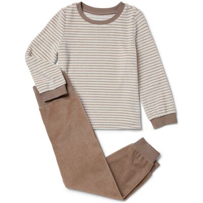Tchibo - Baby-Nicki-Set - Baby - Gr. 74/80 - hellbraun/gestreift Tchibo - Baby-Nicki-Set - Baby - Gr. 74/80 - hellbraun/gestreift