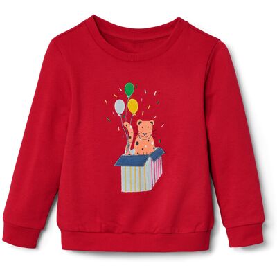 Tchibo - Kinder-Sweatshirt mit angerauter Innenseite - Baby - Gr. 86/92 - rot Tchibo - Kinder-Sweatshirt mit angerauter Innenseite - Baby - Gr. 86/92 - rot
