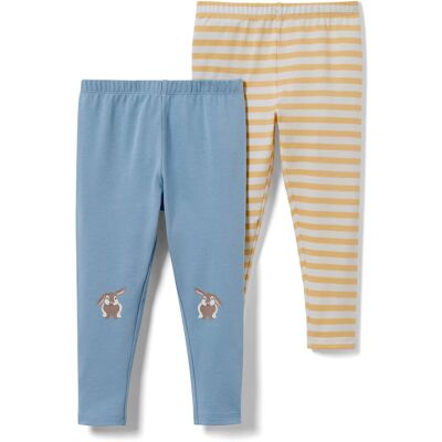 Tchibo - 2 Baby-Leggings - Baby - Gr. 74/80 - hellblau Tchibo - 2 Baby-Leggings - Baby - Gr. 74/80 - hellblau