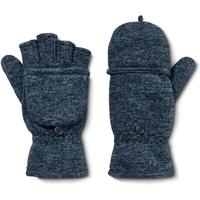 Tchibo - Strickfleece-Klappfäustlinge - Kinder - Gr. 134-152 - dunkelblau Tchibo - Strickfleece-Klappfäustlinge - Kinder - Gr. 134-152 - dunkelblau
