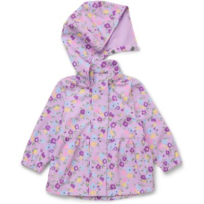 Tchibo - Kinder-Softshelljacke - Baby - Gr. 98/104 - lila/geblümt Tchibo - Kinder-Softshelljacke - Baby - Gr. 98/104 - lila/geblümt