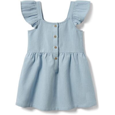 Tchibo - Kinder-Webkleid - Baby - Gr. 86/92 - hellblau Tchibo - Kinder-Webkleid - Baby - Gr. 86/92 - hellblau