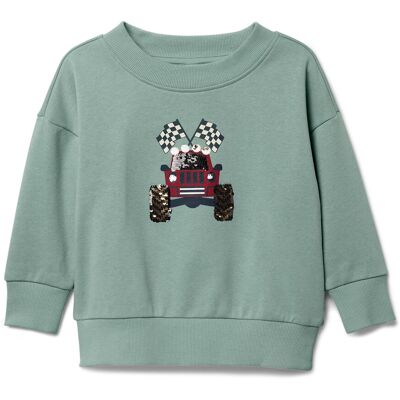 Tchibo - Kinder-Sweatshirt mit angerauter Innenseite - Jungen - Gr. 98/104 - grün Tchibo - Kinder-Sweatshirt mit angerauter Innenseite - Jungen - Gr. 98/104 - grün