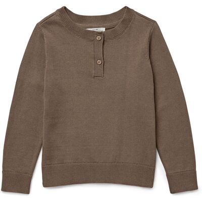 Tchibo - Kinder-Henley-Strickpullover - Jungen - Gr. 98/104 - braun Tchibo - Kinder-Henley-Strickpullover - Jungen - Gr. 98/104 - braun