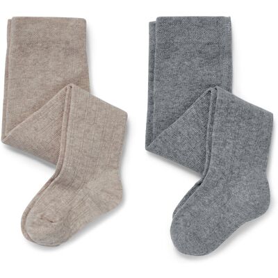 Tchibo - 2 Paar Baby-Strumpfhosen - Baby - Gr. 74/80 - beige Tchibo - 2 Paar Baby-Strumpfhosen - Baby - Gr. 74/80 - beige