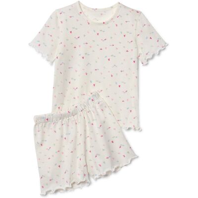 Tchibo - Kinder-Shorty-Pyjama - Baby - Gr. 86/92 - weiss/print Tchibo - Kinder-Shorty-Pyjama - Baby - Gr. 86/92 - weiss/print