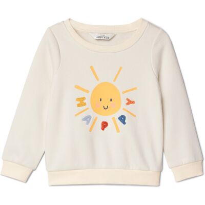 Tchibo - Kinder-Sweatshirt mit angerauter Innenseite - Jungen - Gr. 122/128 - creme/print Tchibo - Kinder-Sweatshirt mit angerauter Innenseite - Jungen - Gr. 122/128 - creme/print