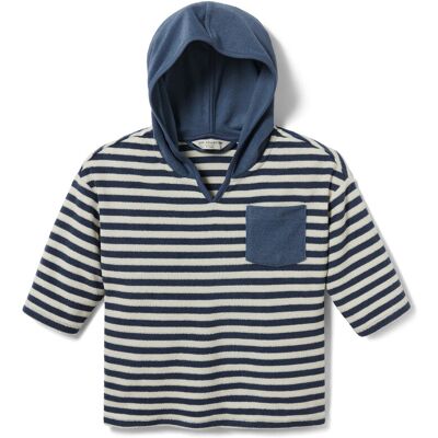 Tchibo - Kinder-Frottier-Shirt - Baby - Gr. 86/92 - weiss/gestreift Tchibo - Kinder-Frottier-Shirt - Baby - Gr. 86/92 - weiss/gestreift