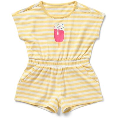 Tchibo - Kinder-Jumpsuit - Jungen - Gr. 110/116 - creme/print Tchibo - Kinder-Jumpsuit - Jungen - Gr. 110/116 - creme/print