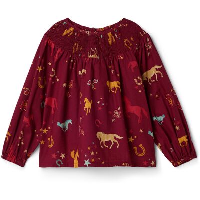 Tchibo - Kinder-Bluse - Baby - Gr. 98/104 - weinrot Tchibo - Kinder-Bluse - Baby - Gr. 98/104 - weinrot