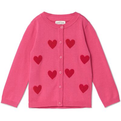 Tchibo - Kinder-Strickjacke - Gr. 110/116 - pink Tchibo - Kinder-Strickjacke - Gr. 110/116 - pink