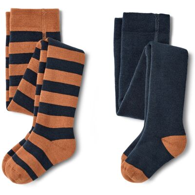Tchibo - 2 Paar Thermo-Strumpfhosen - Baby - Gr. 98/104 - blau Tchibo - 2 Paar Thermo-Strumpfhosen - Baby - Gr. 98/104 - blau