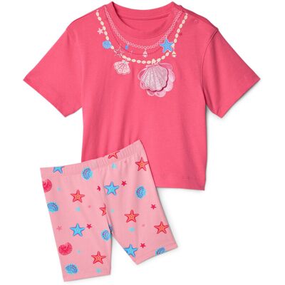 Tchibo - Kinder-T-Shirt mit Radler - Gr. 122/128 - rosa Tchibo - Kinder-T-Shirt mit Radler - Gr. 122/128 - rosa