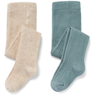 Tchibo - 2 Paar Baby-Strumpfhosen - Baby - Gr. 50/56 - blau Tchibo - 2 Paar Baby-Strumpfhosen - Baby - Gr. 50/56 - blau