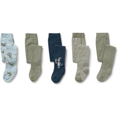 Tchibo - 5 Kinder-Strumpfhosen - Baby - Gr. 74/80 - hellblau Tchibo - 5 Kinder-Strumpfhosen - Baby - Gr. 74/80 - hellblau