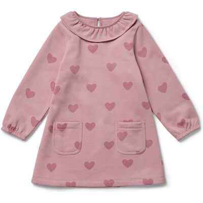 Tchibo - Kinder-Sweatkleid - Baby - Gr. 86/92 - dunkelrosa Tchibo - Kinder-Sweatkleid - Baby - Gr. 86/92 - dunkelrosa