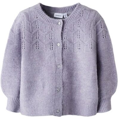 Tchibo - Name IT Kinder-Strickjacke - Gr. 110 - lila Tchibo - Name IT Kinder-Strickjacke - Gr. 110 - lila