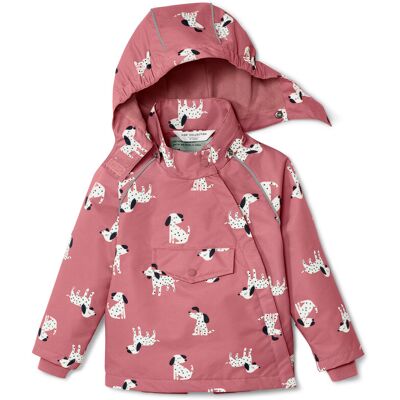 Tchibo - Kinder-Thermo-Regenjacke - Baby - Gr. 98/104 - dunkelrosa/print Tchibo - Kinder-Thermo-Regenjacke - Baby - Gr. 98/104 - dunkelrosa/print
