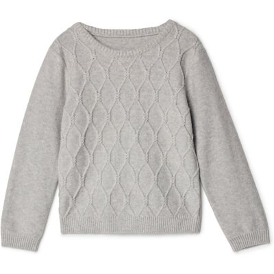 Tchibo - Kinder-Strickpullover - Baby - Gr. 50/56 - grau Tchibo - Kinder-Strickpullover - Baby - Gr. 50/56 - grau