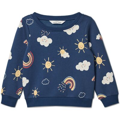 Tchibo - Kinder-Sweatshirt mit angerauter Innenseite - Jungen - Gr. 122/128 - dunkelblau/print Tchibo - Kinder-Sweatshirt mit angerauter Innenseite - Jungen - Gr. 122/128 - dunkelblau/print