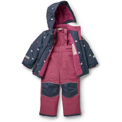 Tchibo - 2-teilige Kinder-Schneekombi - Baby - Gr. 86/92 - dunkelblau/print Tchibo - 2-teilige Kinder-Schneekombi - Baby - Gr. 86/92 - dunkelblau/print