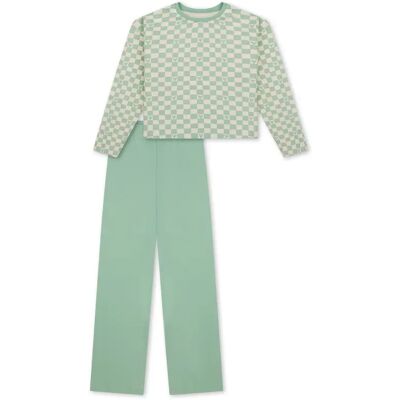 Schiesser Kinder-Interlock-Pyjama - Damen - Gr. 140 - beige Schiesser Kinder-Interlock-Pyjama - Damen - Gr. 140 - beige