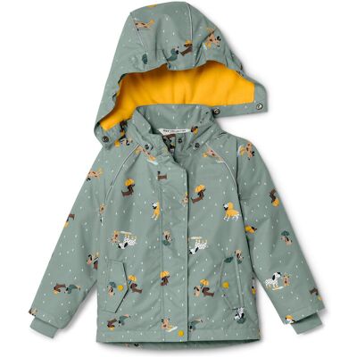 Tchibo - Kinder Thermo-Regenjacke - Jungen - Gr. 122/128 - senfgelb/print Tchibo - Kinder Thermo-Regenjacke - Jungen - Gr. 122/128 - senfgelb/print