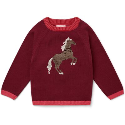 Tchibo - Kinder-Strickpullover - Jungen - Gr. 110/116 - weinrot Tchibo - Kinder-Strickpullover - Jungen - Gr. 110/116 - weinrot