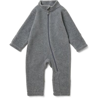 Tchibo - Baby-Fleece-Einteiler - Baby - Gr. 62/68 - dunkelgrau Tchibo - Baby-Fleece-Einteiler - Baby - Gr. 62/68 - dunkelgrau