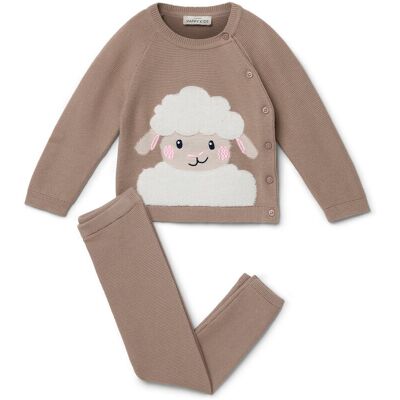Tchibo - Baby-Strickkombi - Baby - Gr. 98/104 - hellbraun Tchibo - Baby-Strickkombi - Baby - Gr. 98/104 - hellbraun