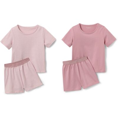 Tchibo - 2 Kinder-Pyjamas - Jungen - Gr. 122/128 - weiss/gestreift Tchibo - 2 Kinder-Pyjamas - Jungen - Gr. 122/128 - weiss/gestreift