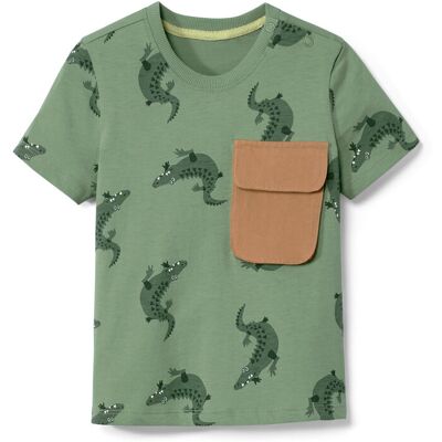 Tchibo - Kinder-T-Shirt - Jungen - Gr. 122/128 - grün Tchibo - Kinder-T-Shirt - Jungen - Gr. 122/128 - grün