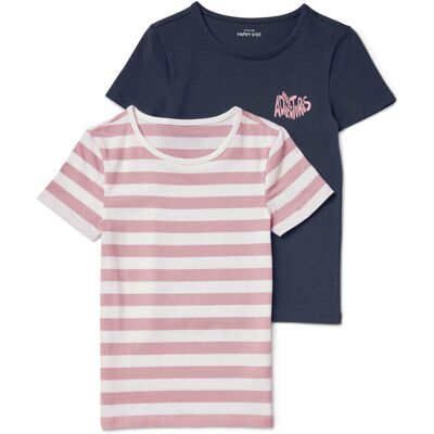Tchibo - 2 Kinder-T-Shirts - Jungen - Gr. 158/164 - dunkelblau Tchibo - 2 Kinder-T-Shirts - Jungen - Gr. 158/164 - dunkelblau