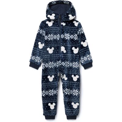 Tchibo - Kinder-Plüsch-Overall »Mickey Mouse« - Jungen - Gr. 110/116 - dunkelblau/print Tchibo - Kinder-Plüsch-Overall »Mickey Mouse« - Jungen - Gr. 110/116 - dunkelblau/print