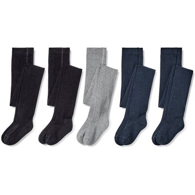 Tchibo - 5 Paar Kinder-Strumpfhosen - Jungen - Gr. 122/128 - schwarz Tchibo - 5 Paar Kinder-Strumpfhosen - Jungen - Gr. 122/128 - schwarz