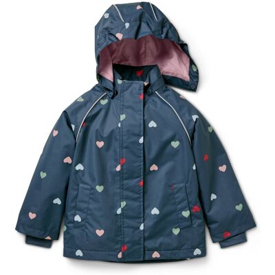 Tchibo - Kinder-Thermo-Regenjacke mit Fleecefutter - Baby - Gr. 98/104 - rosa/print Tchibo - Kinder-Thermo-Regenjacke mit Fleecefutter - Baby - Gr. 98/104 - rosa/print