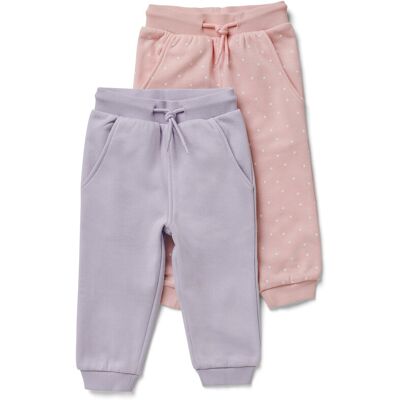 Tchibo - 2 Baby-Sweathosen - Baby - Gr. 74/80 - creme/print Tchibo - 2 Baby-Sweathosen - Baby - Gr. 74/80 - creme/print