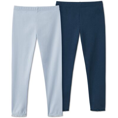Tchibo - 2 Leggings - Baby - Gr. 74/80 - hellblau Tchibo - 2 Leggings - Baby - Gr. 74/80 - hellblau