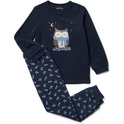 Tchibo - Kinder-Pyjama »Glow in the dark« - Gr. 122/128 - dunkelblau/print Tchibo - Kinder-Pyjama »Glow in the dark« - Gr. 122/128 - dunkelblau/print