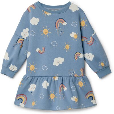 Tchibo - Kinder-Sweatkleid - Jungen - Gr. 110/116 - blau/print Tchibo - Kinder-Sweatkleid - Jungen - Gr. 110/116 - blau/print