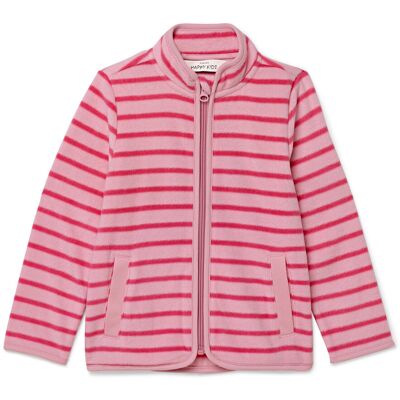 Tchibo - Kinder-Fleecejacke - Baby - Gr. 86/92 - hellrosa/gestreift Tchibo - Kinder-Fleecejacke - Baby - Gr. 86/92 - hellrosa/gestreift