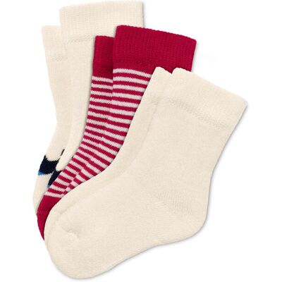 Tchibo - 3 Paar Babysocken - Baby - Gr. 16-18 - creme Tchibo - 3 Paar Babysocken - Baby - Gr. 16-18 - creme