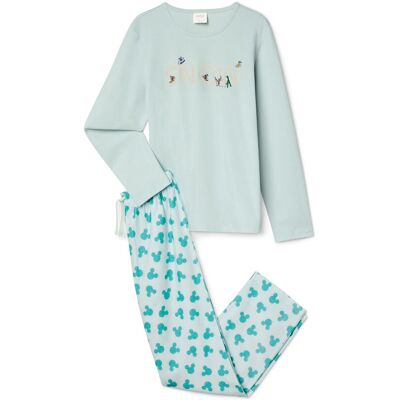 Tchibo - Kinder-Flanell-Pyjama »Mickey and Friends« - Jungen - Gr. 122/128 - weiß Tchibo - Kinder-Flanell-Pyjama »Mickey and Friends« - Jungen - Gr. 122/128 - weiß