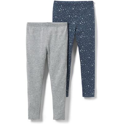 Tchibo - 2 Kinder-Glitzer-Leggings - Baby - Gr. 86/92 - blau Tchibo - 2 Kinder-Glitzer-Leggings - Baby - Gr. 86/92 - blau