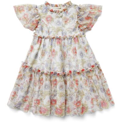 Tchibo - Kinder-Tüllkleid - Jungen - Gr. 122/128 - creme/geblümt Tchibo - Kinder-Tüllkleid - Jungen - Gr. 122/128 - creme/geblümt