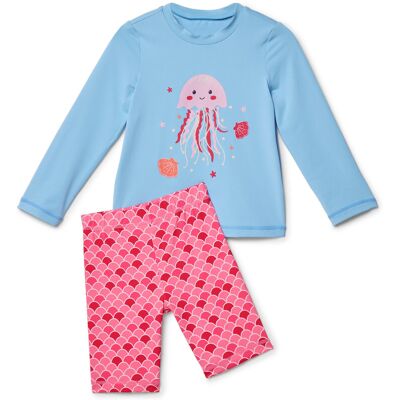 Tchibo - Kinder-Kombi mit UV-Schutzfaktor 50+ - Baby - Gr. 74/80 - blau/print Tchibo - Kinder-Kombi mit UV-Schutzfaktor 50+ - Baby - Gr. 74/80 - blau/print