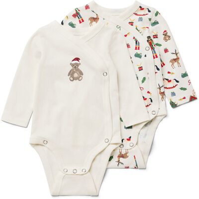 Tchibo - 2 Baby-Langarmbodys - Baby - Gr. 74/80 - creme Tchibo - 2 Baby-Langarmbodys - Baby - Gr. 74/80 - creme