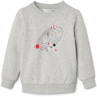 Tchibo - Kinder-Sweater - Baby - Gr. 62/68 - grau/print Tchibo - Kinder-Sweater - Baby - Gr. 62/68 - grau/print