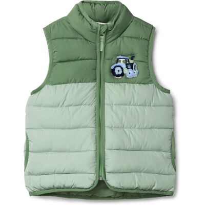 Tchibo - Kinder-Steppgilet - Gr. 122/128 - grün Tchibo - Kinder-Steppgilet - Gr. 122/128 - grün
